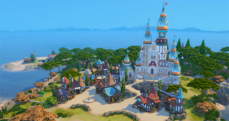 The Kingdom of Tangled / Sims 4 Lot