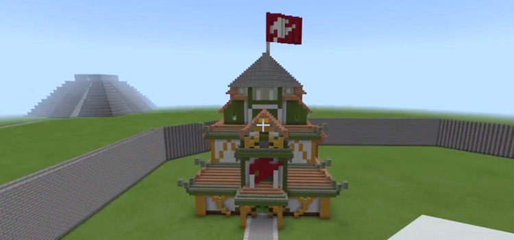 Fairy Tail Anime Guild Hall in Minecraft