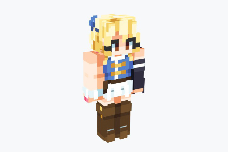 Lucy Heartfilia Skin For Minecraft