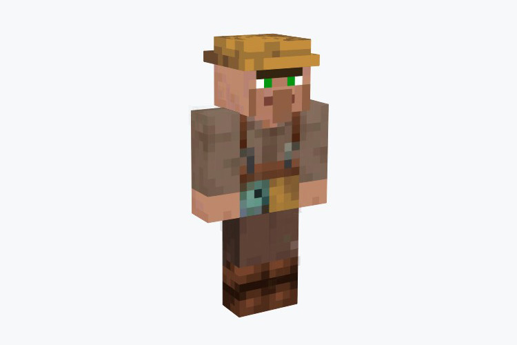 Villager Fisherman Skin For Minecraft