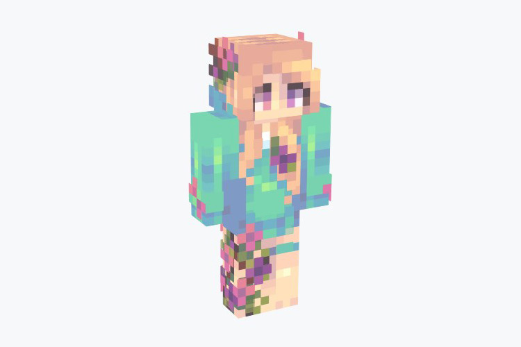 Summer Mint (Girl) Minecraft Skin