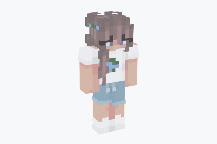 Earth Day (Girl) Minecraft Skin