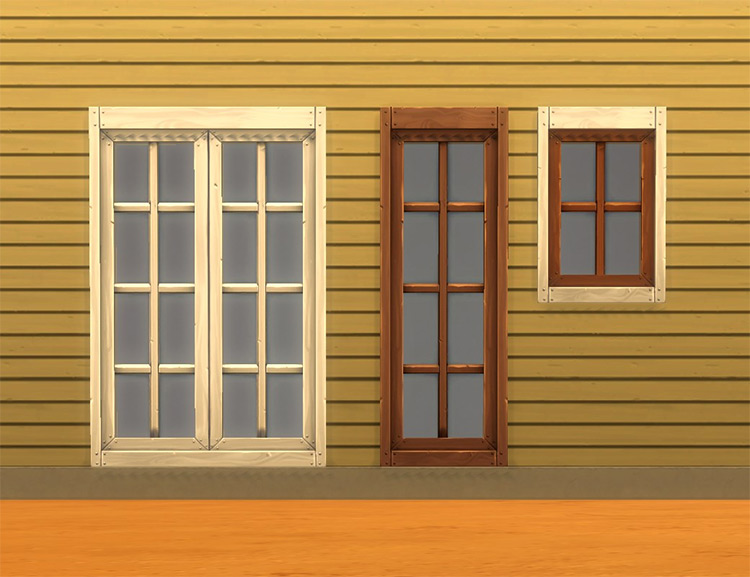 Mega (Double Budget Grand Deluxe Delite) Window Add-Ons by plasticbox TS4 CC