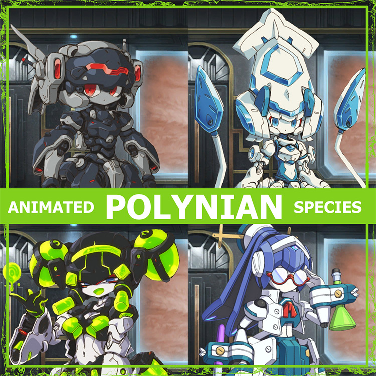 Animated Polynian species Mod for Stellaris