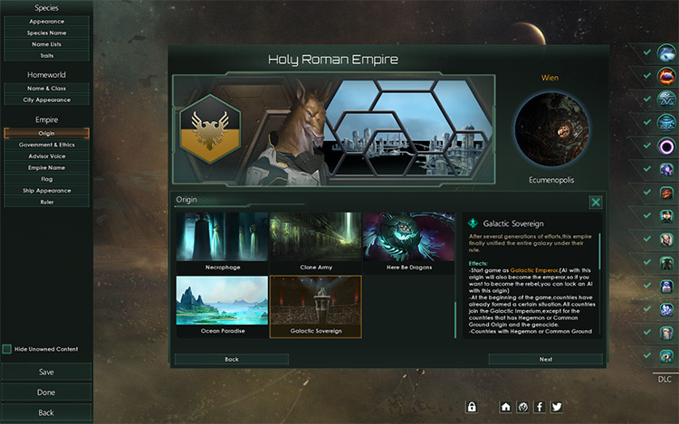 Galactic Imperium Origins Stellaris mod