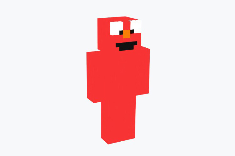 Elmo Skin For Minecraft