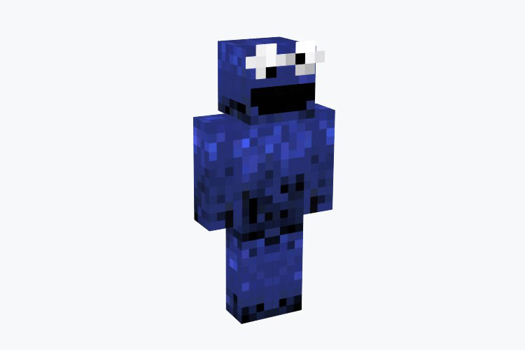 Cookie Monster Minecraft Skin