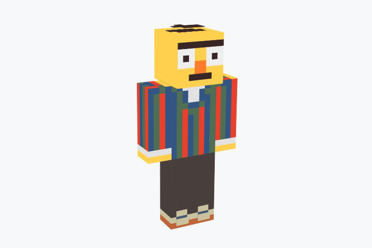 Bert (Sesame Street) Skin For Minecraft