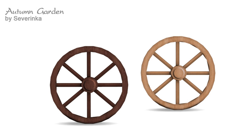 Autumn Garden Wheel / Sims 4 CC