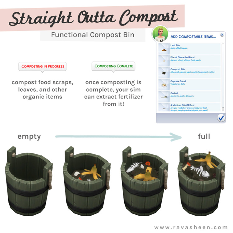 Straight Outta Compost / Sims 4 CC