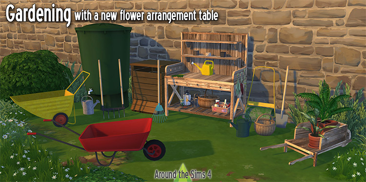 Gardening Clutter Set / Sims 4 CC