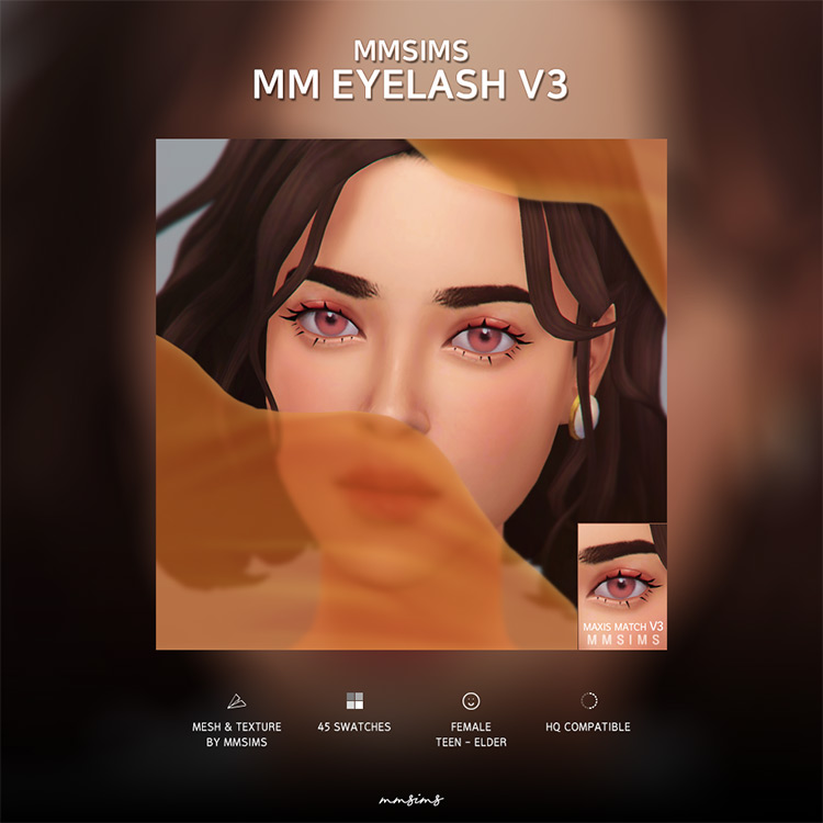 MM Eyelash v3 / Sims 4 CC