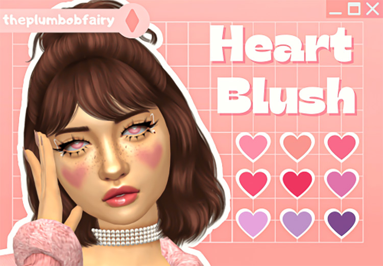 Heart Blush / Sims 4 CC