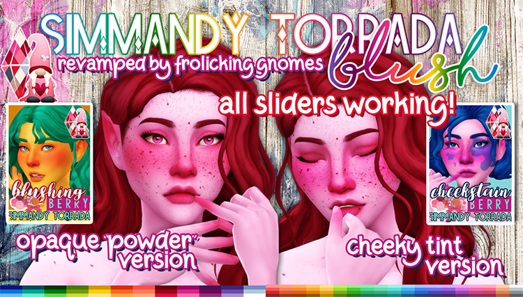 Simandy’s Torrada Blush Revamped and Berrified / Sims 4 CC