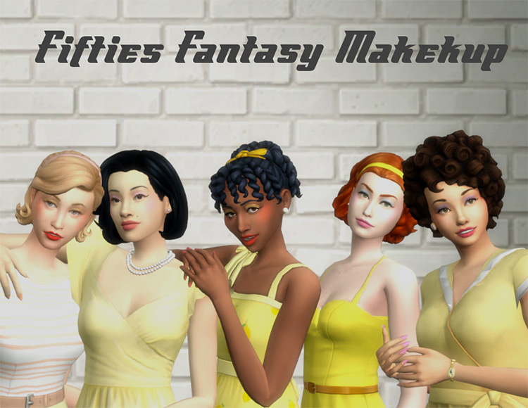 Fifties Fantasy Makeup / Sims 4 CC