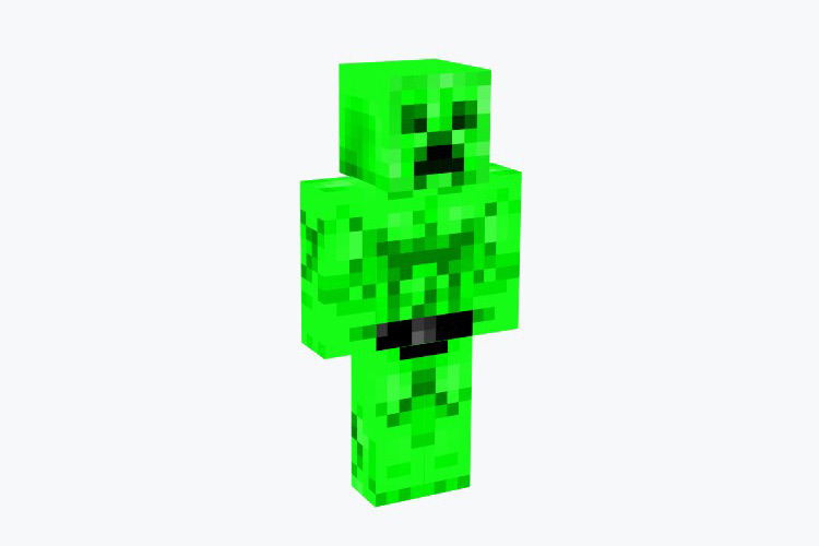 Creeper Muscle Skin For Minecraft