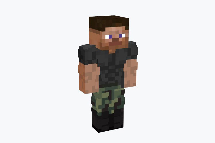 Military Steve Skin For Minecraft