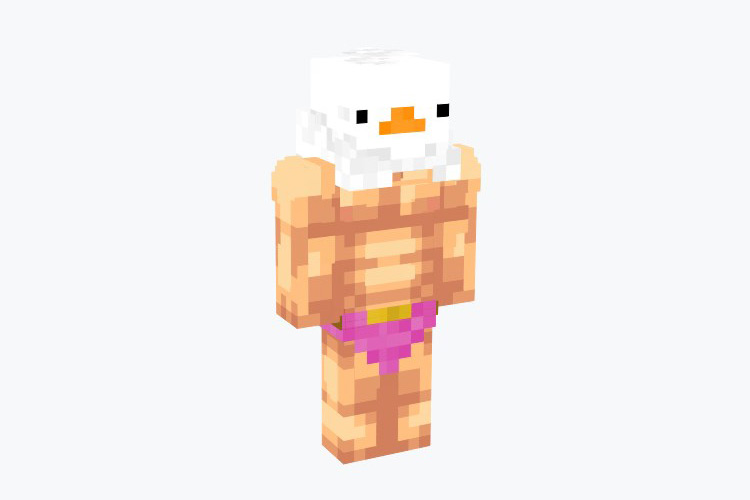 Buff Chicken Skin For Minecraft