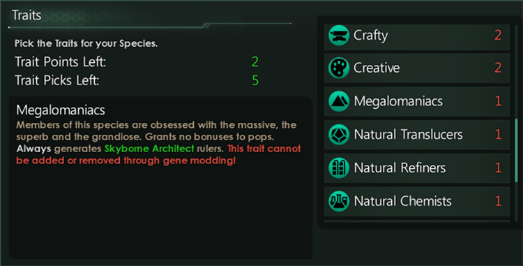 Xenology: Traits Expansion Mod for Stellaris