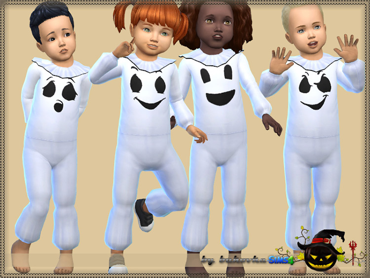 Overalls Ghosts by bukovka Sims 4 CC