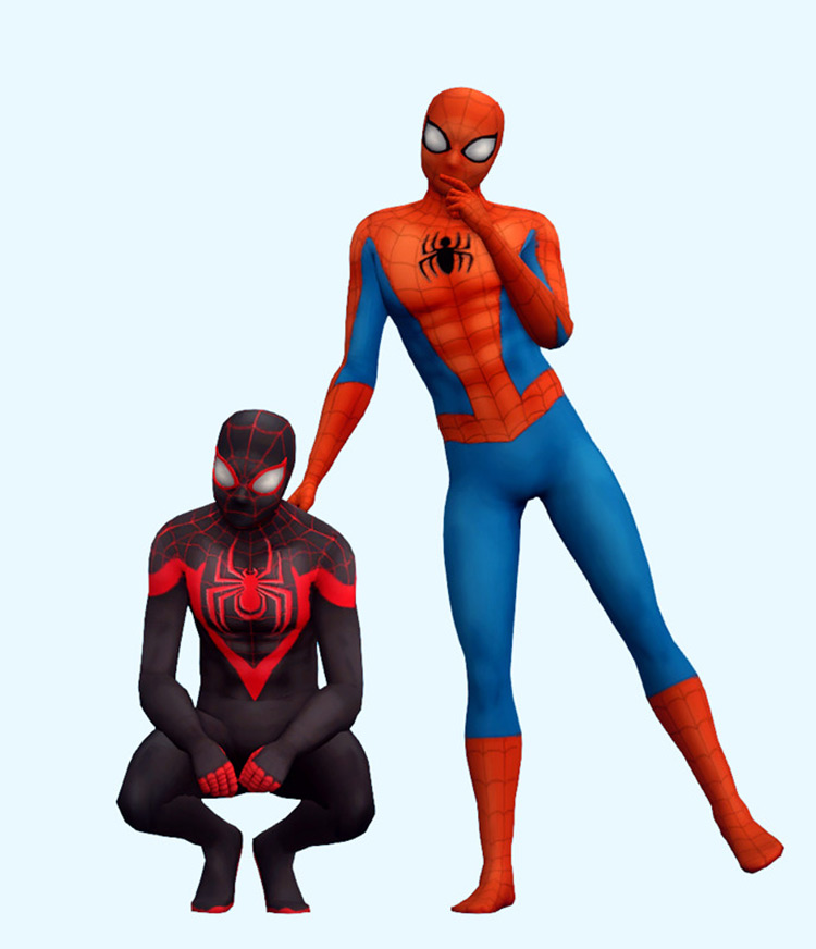 Spider-Man Suit and Mask by someone-elsa for Sims 4