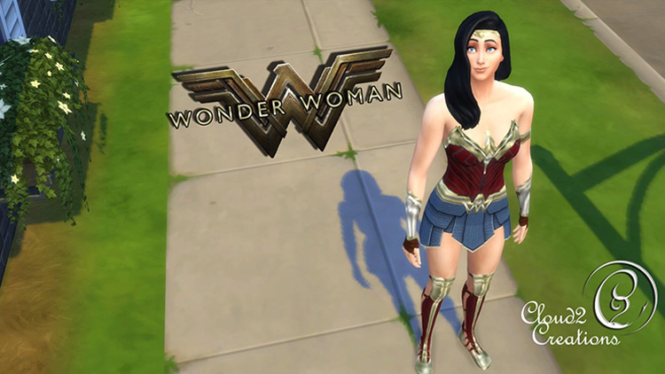 Wonder Woman by Cloud2 Creations for Sims 4