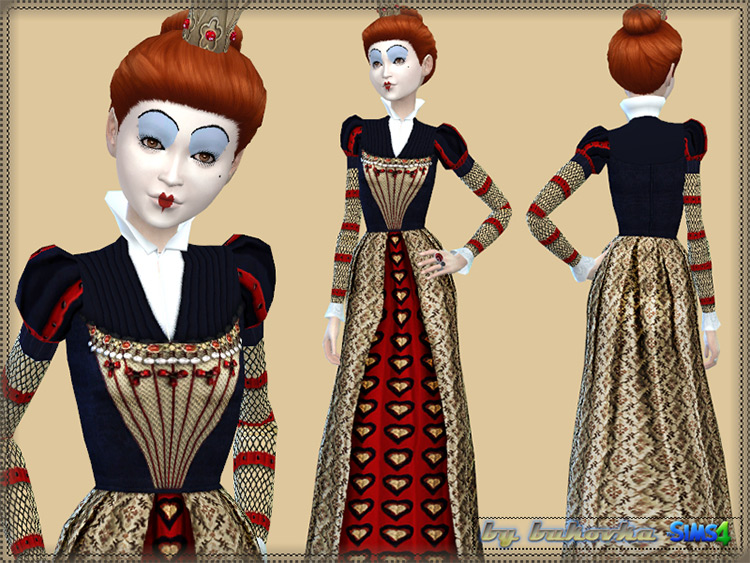 Set Red Queen by bukovka for Sims 4