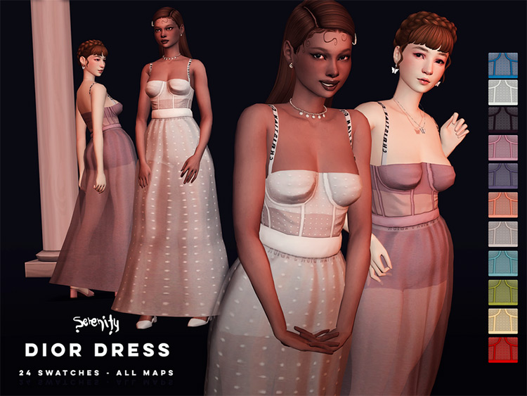 Dior CC Set by Serenity Sims 4 CC
