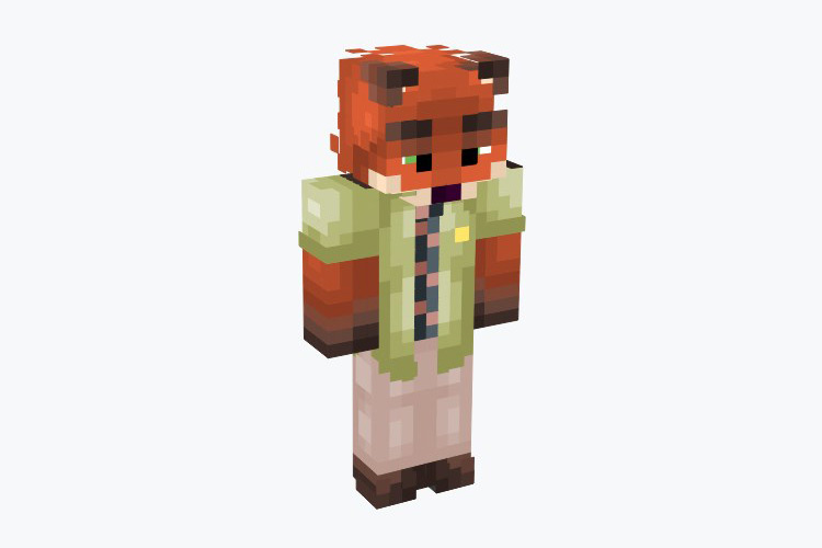 Nick Wilde (Zootopia) Minecraft Skin