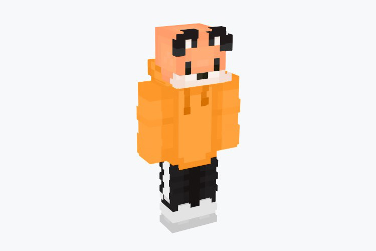 Fox in a Hoodie Skin For Minecraft