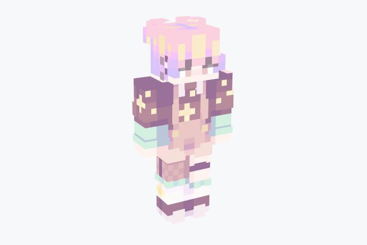 Galaxy Pastel Minecraft Skin