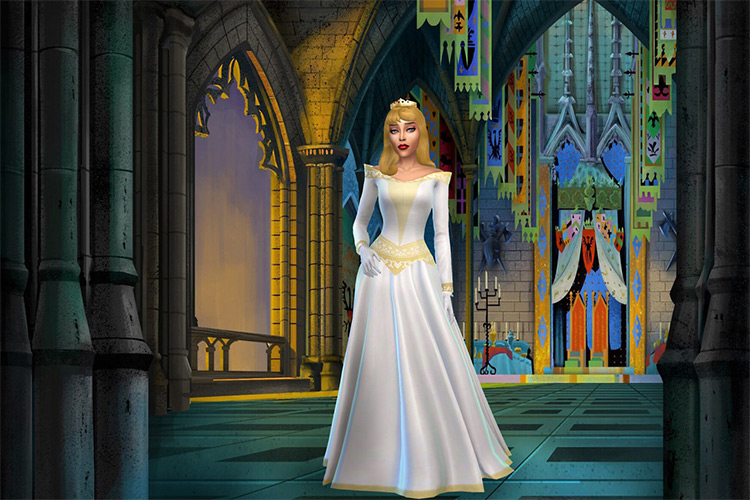 Sims 4  Princess Aurora   Sleeping Beauty CC   FandomSpot - 72
