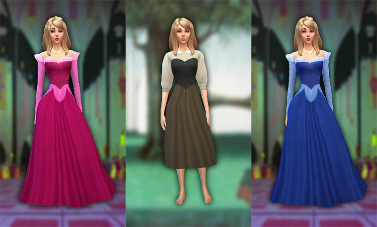 Sims 4  Princess Aurora   Sleeping Beauty CC   FandomSpot - 72