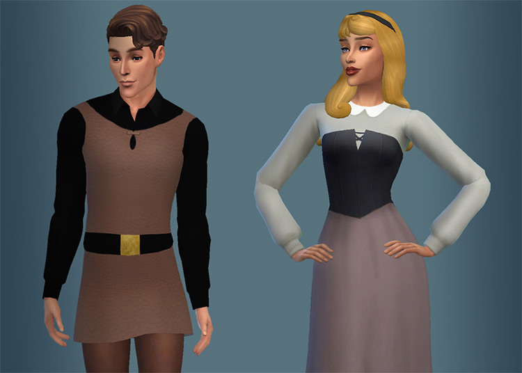 Sims 4: Princess Aurora & Sleeping Beauty CC – FandomSpot