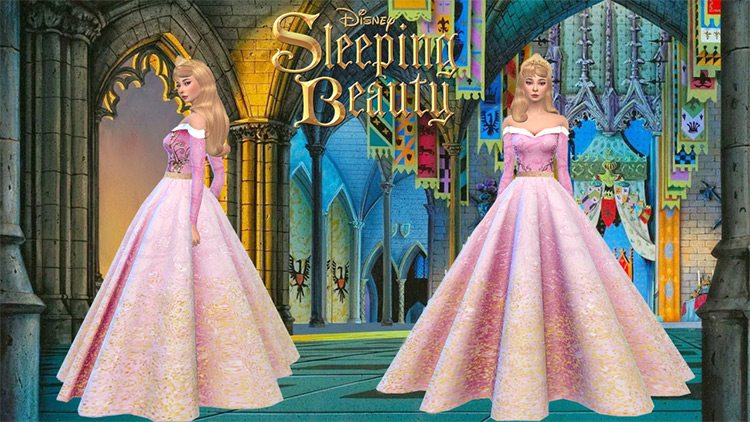 Sims 4  Princess Aurora   Sleeping Beauty CC   FandomSpot - 25