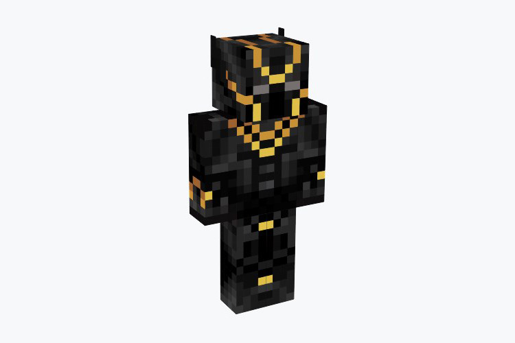 Killmonger Gold Black Panther Minecraft Skin