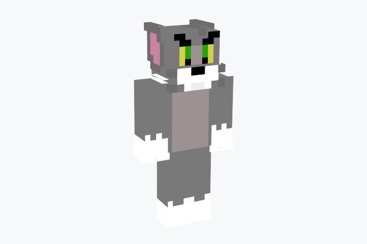 Tom (from Tom & Jerry) Skin For Minecraft