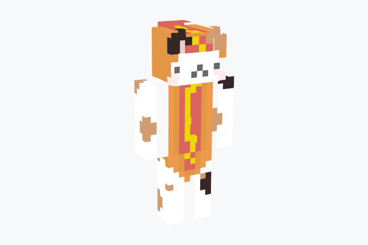 Hotdog Cat Minecraft Skin