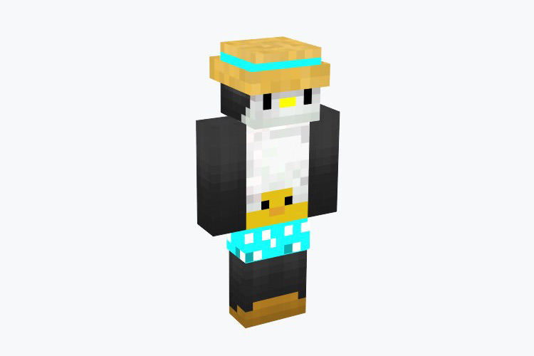 Summer Penguin Skin For Minecraft