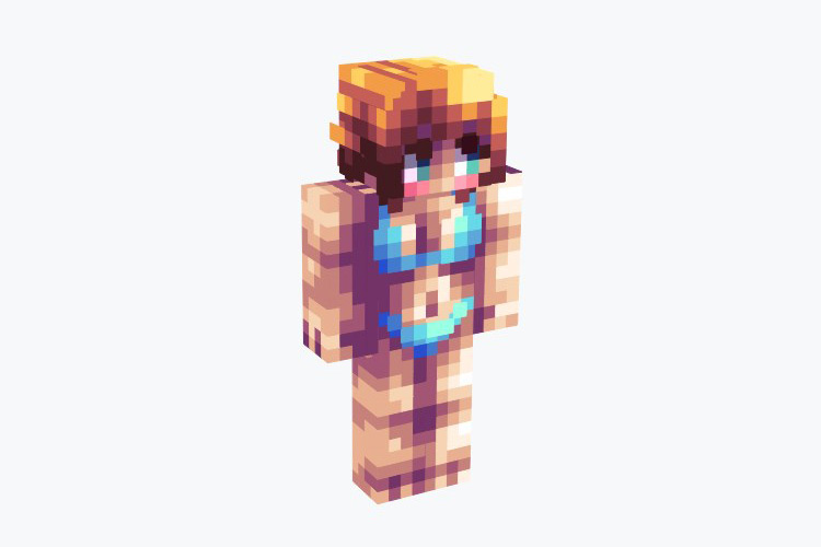 Summer Break (Girl) Minecraft Skin