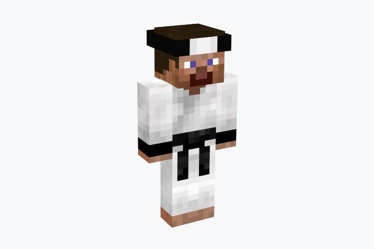 Martial Arts Steve Minecraft Skin