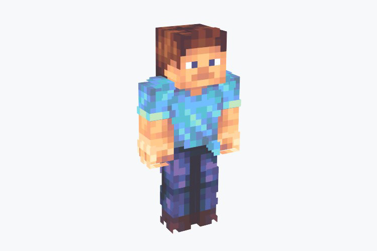 Steve Reloaded Minecraft Skin