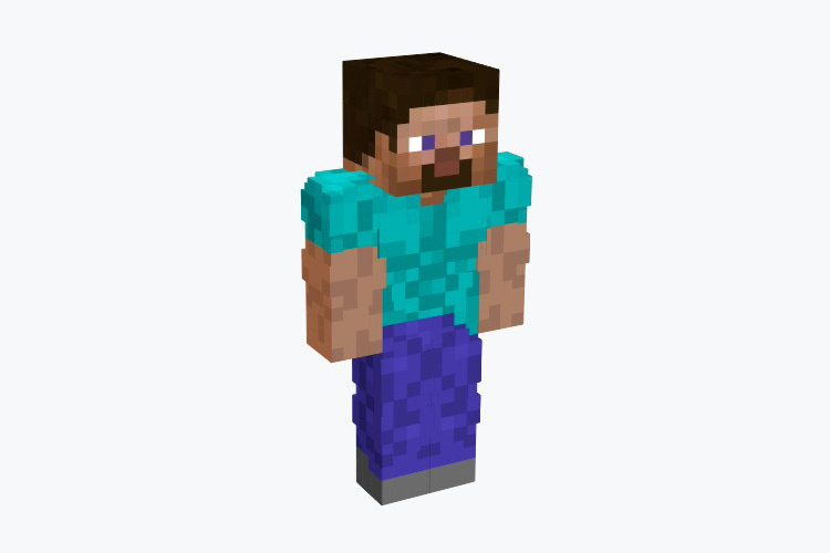 minecraft naked steve skin