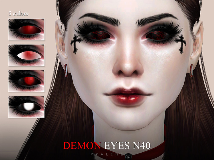 Demon Eyes N40 / Sims 4 CC