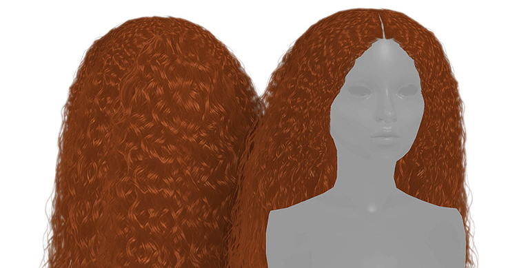 Gramsims Merida Hair / Sims 4 CC