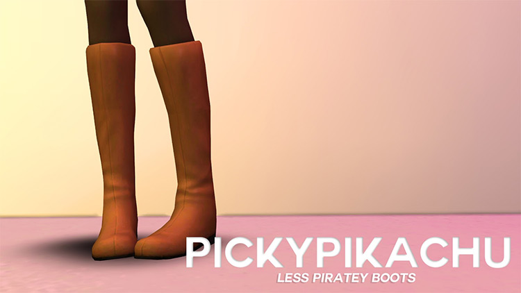 Less Piratey Boots / Sims 4 CC
