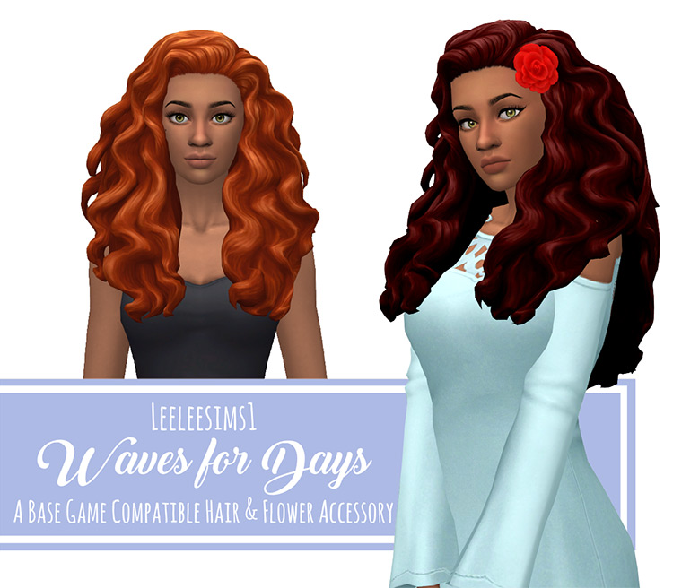 Waves for Days / Sims 4 CC