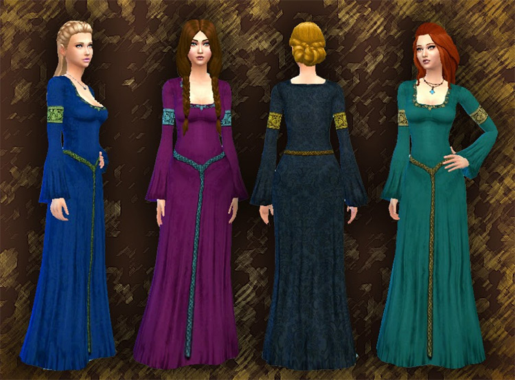 Gwynimean Dress / Sims 4 CC