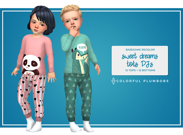 Sweet Dreams Tots PJs / Sims 4 CC