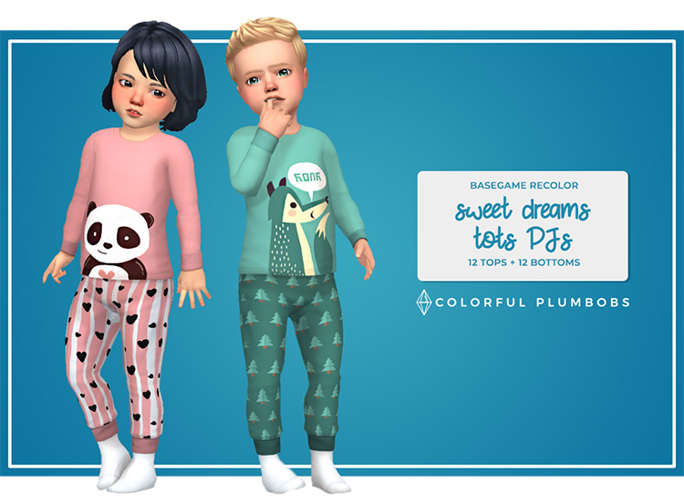 Best Toddler Pajamas   Sleepwear CC For The Sims 4   FandomSpot - 10